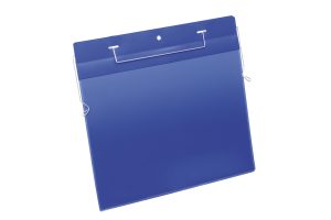 Lagerlomme m wirebeslag  a4 tværLagerlomme med galvaniseret, bøjelig wirebeslag til nem og sikker fiksering.1  pk m/50 lommer