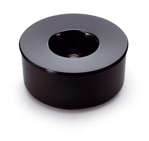Askebæger kulanAskebæger med et lukket og aftageligt låg.