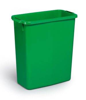 Affaldsspand durabin 60l rektangulærRektangulær affaldsspand, 60 liter,  med bærehåndtag. Godkendt til fødevarer. 1 stk