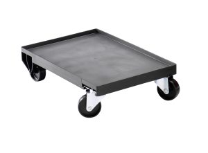 LagervognLagervogn i kraftig plast. Til transport af lagerkasser og mindre gods.