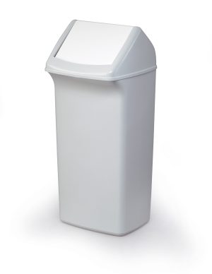 Affaldsspand durabin® flip 40l rektangulær sæt med svinglågKomplet sæt affaldsspand DURABIN 40L med praktisk svinglåg.