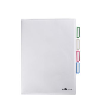 Plastomslag 3-delt a4Projektmappe med 3 rum til effektiv opbevaring af dokumenter. 5 stk/pose