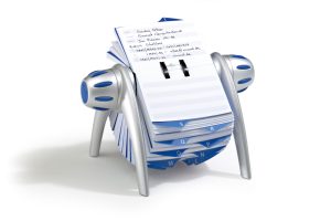 Telindex®flip vegasRullekartotek til adresser med 500 dobbeltsidet kartotekskort.