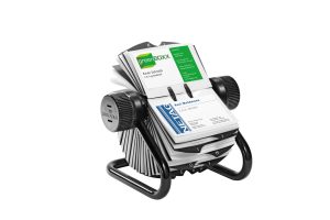 RULLEKARTOTEK VISAFIX VISITKOR 200 LOMMERT - TIL 400 KORT