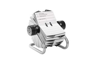 Telindex® adressekartotekRullekartotek til adresser med 500 dobbeltsidet kartotekskort.