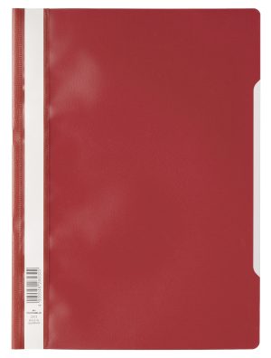 Tilbudsmappe clear view folder a4 pp pakke med 25 stk.Standard kvalitetsmappe med gennemsigtig forside,