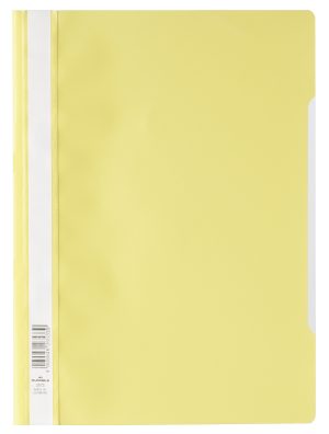 Tilbudsmappe clear view folder a4 pp pakke med 25 stk.Standard kvalitetsmappe med gennemsigtig forside,