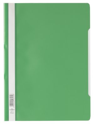 Tilbudsmappe clear view folder a4 pp pakke med 25 stk.Standard kvalitetsmappe med gennemsigtig forside,