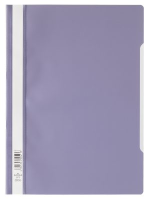 Tilbudsmappe clear view folder a4 pp pakke med 25 stk.Standard kvalitetsmappe med gennemsigtig forside,