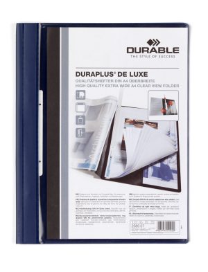 Præsentationsmappe duraplus® de luxe a4+En kvalitetsmappe til overlegen præsentation. Til tilbud, certifikater, rapporter, præsentationer, jobansøgninger og forretningsrapporter.