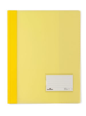 Tilbudsmappe duralux® a4Elegant transparent tilbudsmappe med inderlomme.