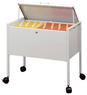 Economy hængemappevogn 80 a4Aflåselig vogn af stål til ca 80 stk A4-hængemapper.