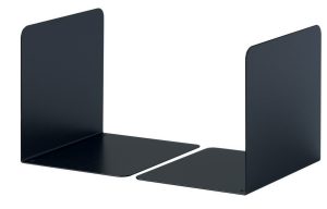 BOGSTØTTE DURABLE METAL SORT 123X130X123MM 2 STK/PK