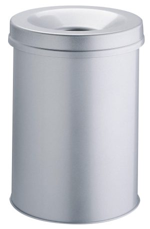 Papirkurv brandsikker safe 15Papirkurv med selvslukkende låg. Kapacitet 15 liter.
