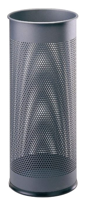 Paraplyholder metal rundt 28,5Metalparaplyholder til indgange på arbejdspladsen, i hjemmet, hoteller eller restauranter. Højde 620 mm.