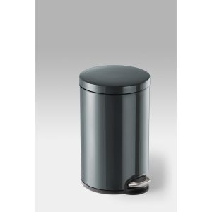PEDALSPAND DURABLE RUSTFRIT STÅL ANTRACIT SOFT CLOSE 12 L. PEDALSPAND DURABLE RUSTFRIT STÅL ANTRACIT SOFT CLOSE 12 L.