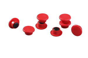 Magnet 15 mm bulk packMagnet med hætte af ridsefri plast. Ø 15mm. 20stk/æske