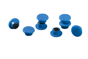 Magnet 15 mm bulk packMagnet med hætte af ridsefri plast. Ø 15mm. 20stk/æske
