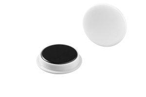 MAGNETER DURABLE Ø37MM HVIDE EKSTRA STÆRKE 20 STK udgår