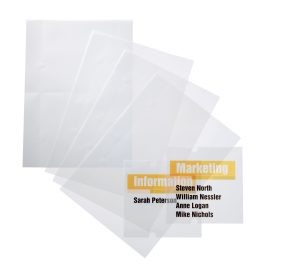 Crystal sign indstik 148x105mm (a6)Extra indstik på A4-ark til skilte CRYSTAL SIGN 482119. 10 stk/pose