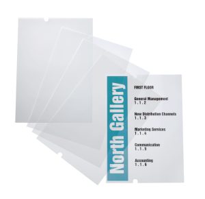 Crystal sign indstik 297x420mm (a3 gulvstand)Extra indstik på A4-ark til skilte CRYSTAL SIGN 481919