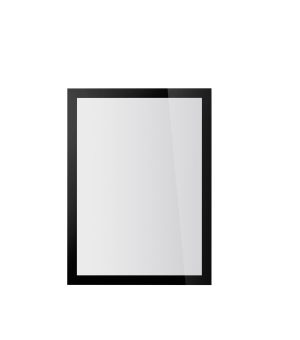 SKILT DURAFRAME A4 SORT 2 STK SUN STATISK KLÆBENDE