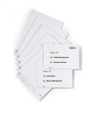 Info sign indstik 210x148,5mm (a5)Extra indstik på A4-ark til skilte INFO SIGN 4805 og 4866