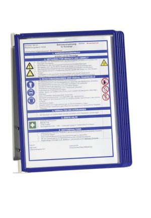 Vario® wall 5Komplet registersystem med vægstativ af metal og 5 A4-lommer i polypropylen. Vario® wall 5Komplet registersystem med vægstativ af metal og 5 A4-lommer i polypropylen.
