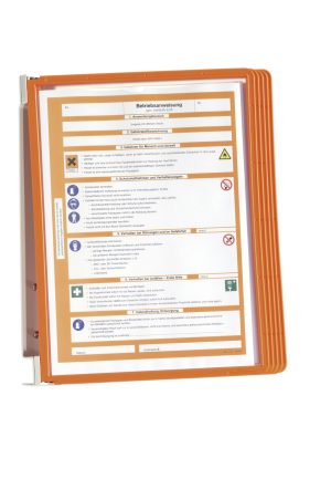 Vario® wall 5Komplet registersystem med vægstativ af metal og 5 A4-lommer i polypropylen. Vario® wall 5Komplet registersystem med vægstativ af metal og 5 A4-lommer i polypropylen.