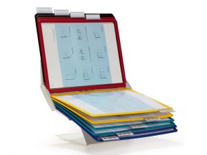 REGISTERSYSTEM VARIO A4 BORD STÅENDE/LIGGENDE INKL. 10 LOM.