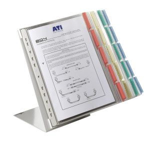 Function table 20Komplet registersystem med bordstativ af metal og 20 A4-lommer. Function table 20Komplet registersystem med bordstativ af metal og 20 A4-lommer.