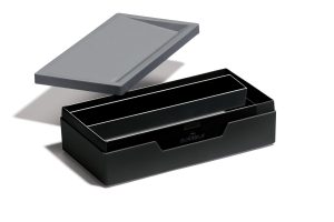 Varicolor® job caseOpbevaringsdispenser for små genstande såsom ladekabler, kuglepenne m v. 1 stk.