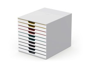 Skuffekabinet varicolor®mix 10Skuffekabinet med 10 skuffer med plads til dokumenter, mapper, kataloger, tablets, kabler, blokke og meget mere. Skuffekabinet varicolor®mix 10Skuffekabinet med 10 skuffer med plads til dokumenter, mapper, kataloger, tablets, kabler, blokke og meget mere.