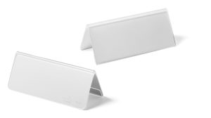 Bordskilteholder akryl 61/122x150  mmHolder af akryl plast. Læsbar fra begge retninger. 10 stk.