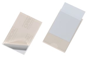 Pocketfix® 90×57 mm stor pakkeSelvklæbende pp-lomme med åbning på den ene side. Leveres med indstik. 100 stk. Pocketfix® 90x57 mm stor pakkeSelvklæbende pp-lomme med åbning på den ene side. Leveres med indstik. 100 stk.