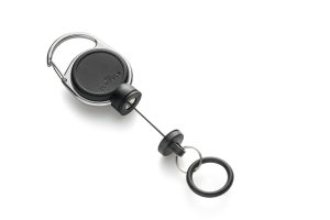 Yoyo-holder extra strong med gummi-o-ring til hånddesinfektionsflaskeEkstra stærk yoyo-holder nøglering til små håndsprit flasker. Med metal clip klemme til fastgørelse i tøj og tasker m.m.