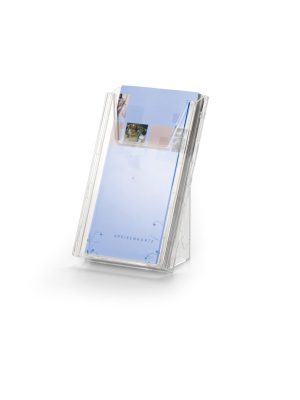Combiboxx 1/3 a4Brochureholder til visning og præsentere 1/3 A4-format oplysninger. Kan placeres opretstående på et bord eller sættes op på en væg. Combiboxx 1/3 a4Brochureholder til visning og præsentere 1/3 A4-format oplysninger. Kan placeres opretstående på et bord eller sættes op på en væg.