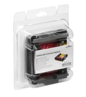 Duracard colour ribbonYMCKO farvebånd til plastkortprinter DURACARD, nok til 100 udskrifter.