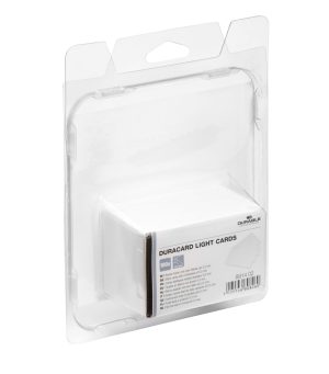Duracard light plastkort100 stk. tynde plastkort til plastkortprinter DURACARD.