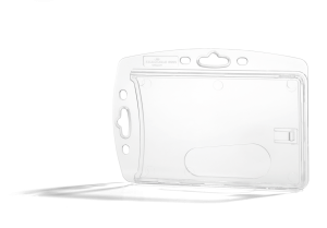 Id-kortholder uden fastgørelse til 1 kortHolder af slidstærkt akryl med plads til 1 stk. sikkerhedskort.. Til kombination med f.eks. halssnor. 1 stks pakning.