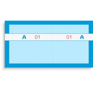 Kuponbog blå 2 x 100 stk.