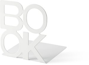 Mayland, Bogstøtte BOOK hvid, 2-pak