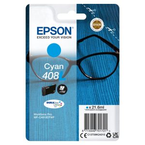 BLÆKPATRON EPSON 408L CYAN 1700 SIDER