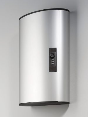 Nøgleskab key box code 72Nøgleskab med kodelås til 72 stk. nøgler. Inklusiv et sæt med 6 stk nøgleskilte. 1 stk. skab