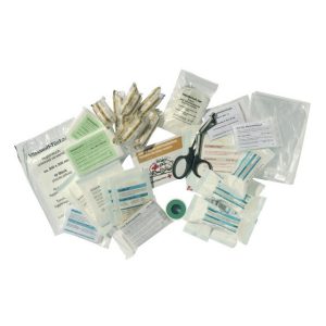 Førstehjælpssortiment first-aid kit l din 13157:202165 stk. førstehjælpssortiment, der er ideelle til brug som et opfyldningssæt til Durable First Aid Box L.