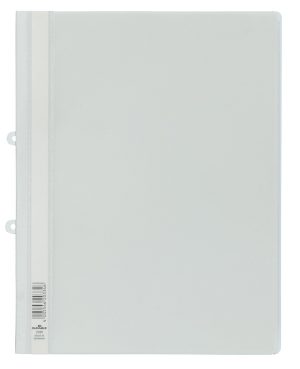 TILBUDSMAPPE A4+ DURABLE HVID KLAR FORSIDE