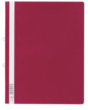 Tilbudsmappe med arkiveringsstrips a4+Stiv PVC-mappe med klar forside og udtagelig arkiveringsstrimmel (hulning 80 mm) til arkivering i store hæftemapper og ringbind. Med etiketholder i fuld længde og kanal til ophængningsskinne.