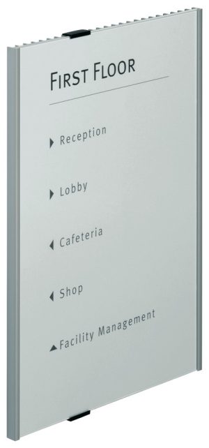 Info sign 297x420mm (a3 høj)Dør og vægskilte i aluminium og frontplade i akryl. Design indstiksetiket med gratis skabelon.