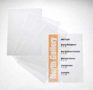 Crystal sign indstik 210x297mm (a4 høj)Extra indstik på A4-ark til skilte CRYSTAL SIGN 482519