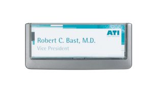 Click sign 149x52,5mmDør og vægskilte med farvet kant. Let aftagelig  front for nem udskiftning af indstik. Design indstiksetiket med gratis skabelon.